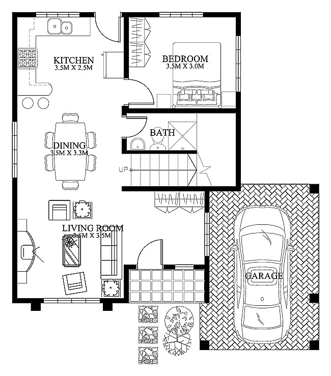 Rachel - Lovely Four Bedroom Two Storey - Pinoy House Plans